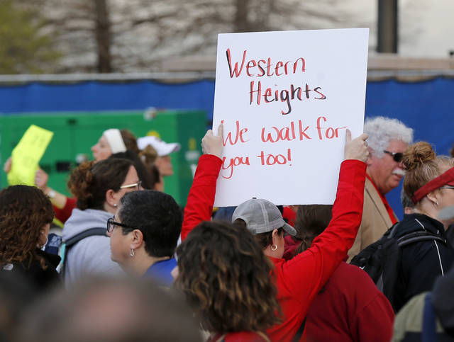 OK TEACHER WALKOUT AND RALLY newsok